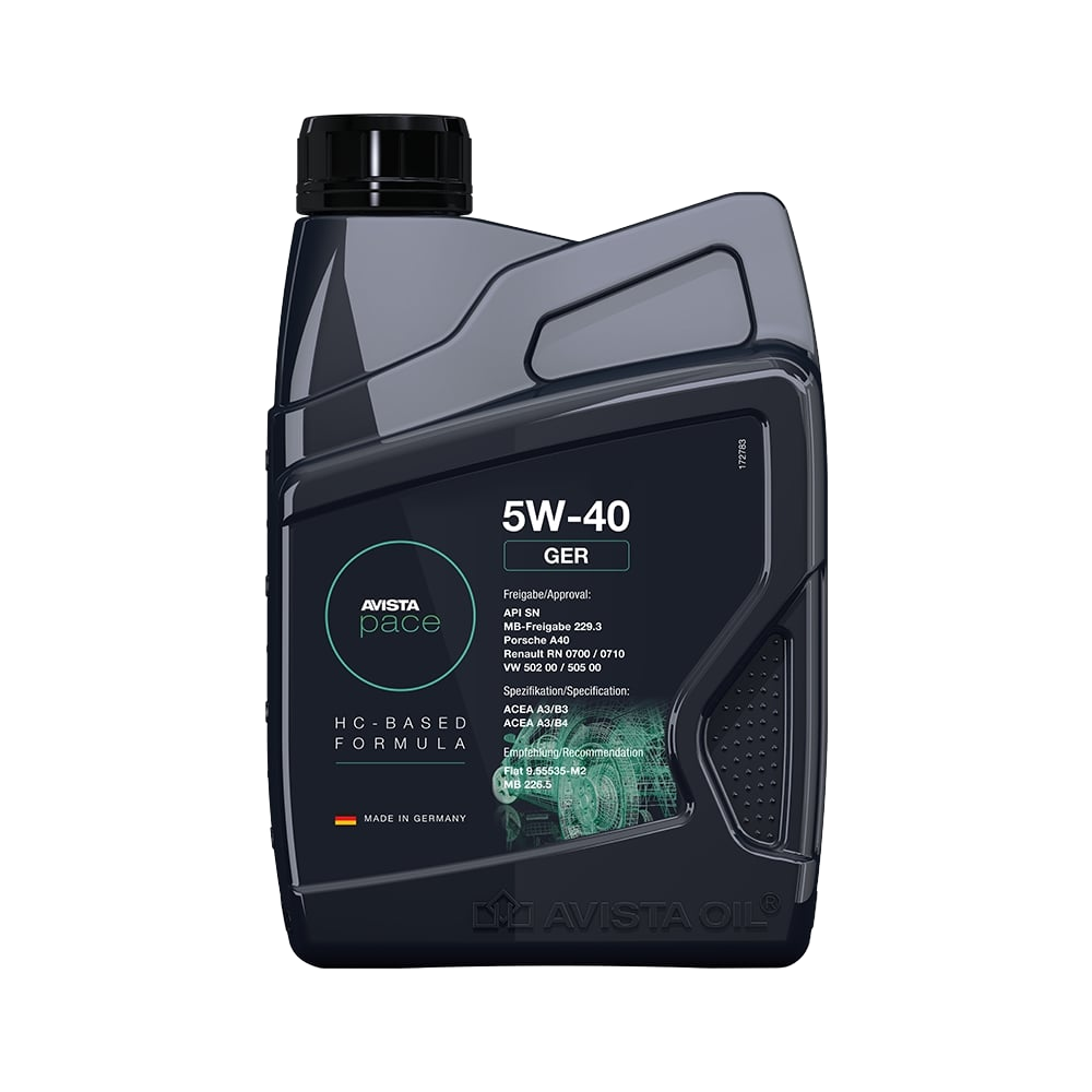 Моторное масло AVISTA PACE GER SAE 5W-40, 1л